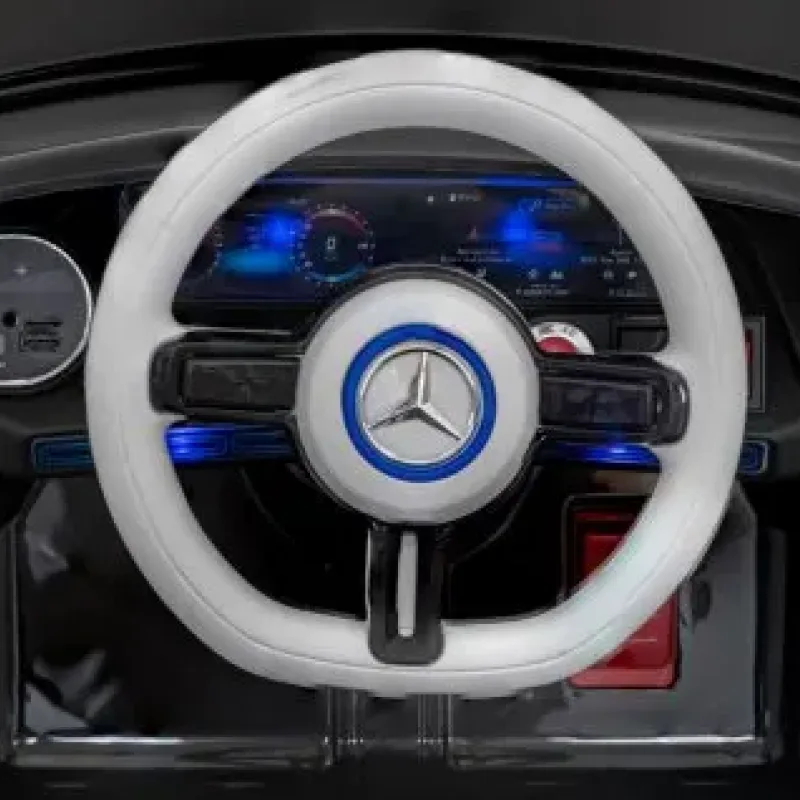 Дитяча акумуляторна машинка Mercedes Benz AMG EQA Чорна Дитяча акумуляторна машинка Mercedes Benz AMG EQA Чорна