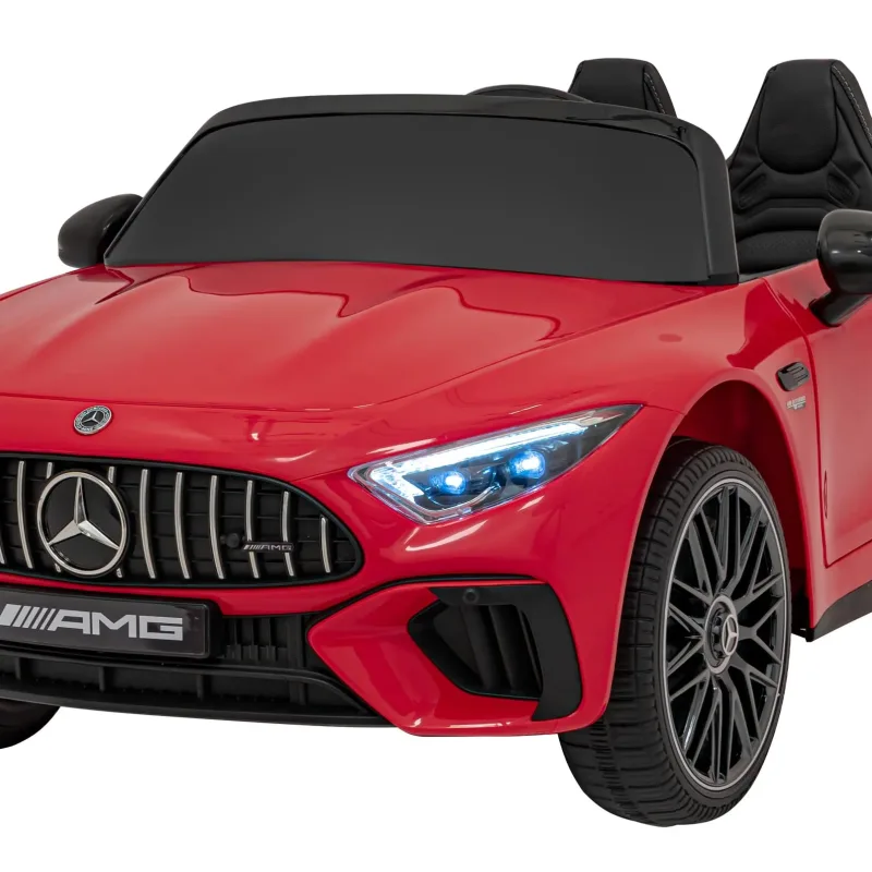 Дитяча акумуляторна машинка Mercedes Benz AMG SL63 Червона