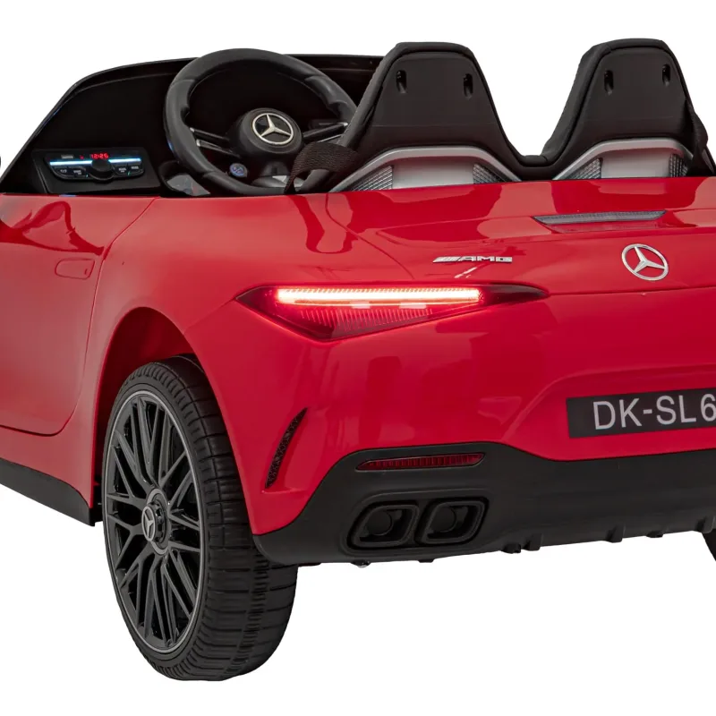 Дитяча акумуляторна машинка Mercedes Benz AMG SL63 Червона