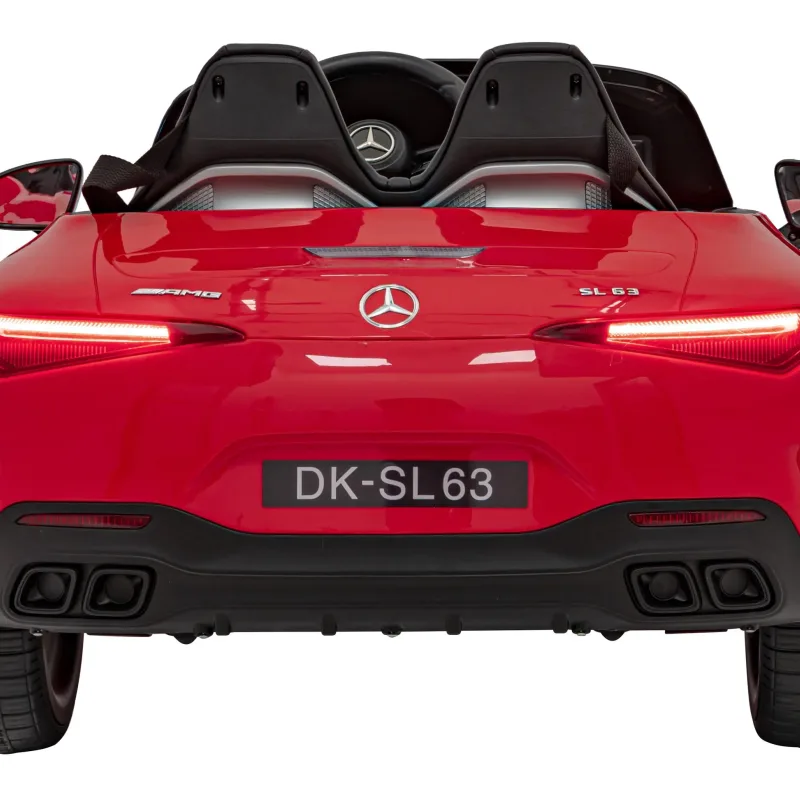 Дитяча акумуляторна машинка Mercedes Benz AMG SL63 Червона