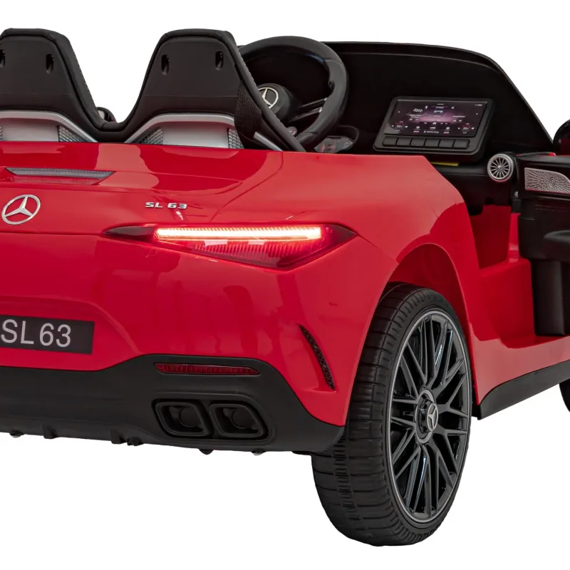 Дитяча акумуляторна машинка Mercedes Benz AMG SL63 Червона