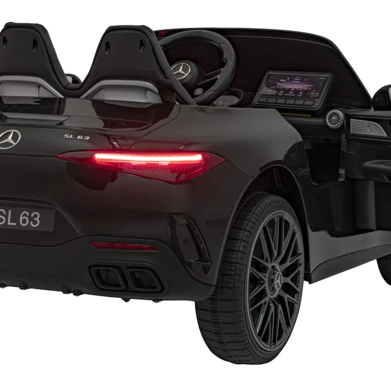 Дитяча акумуляторна машинка Mercedes Benz AMG SL63 Чорна