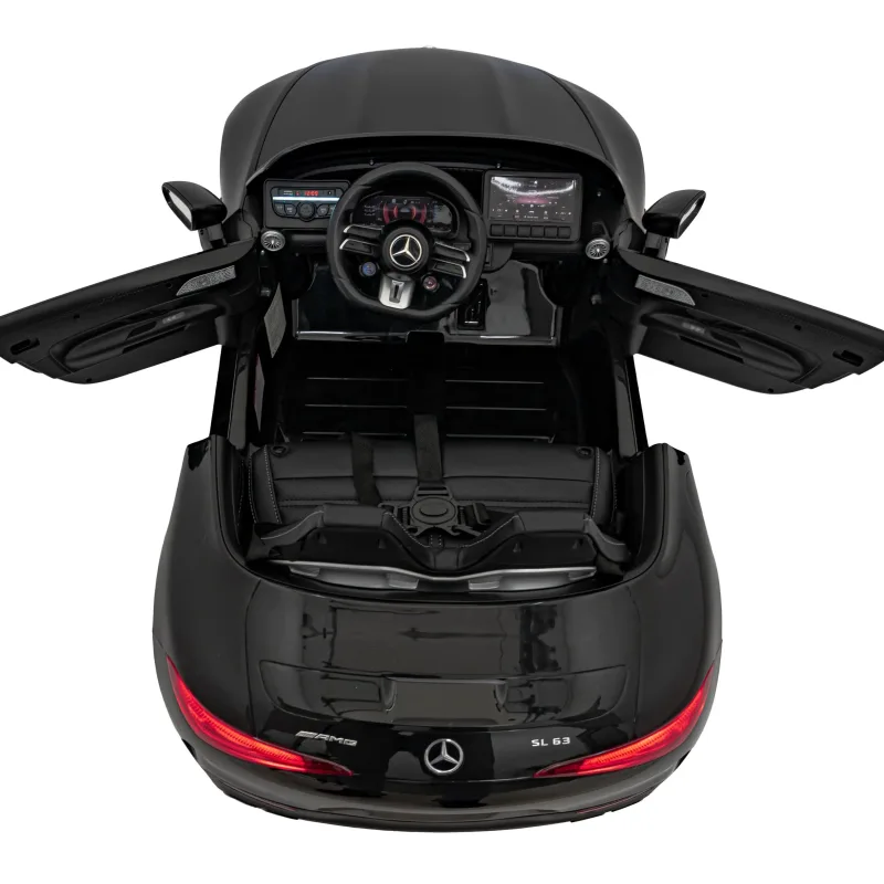 Дитяча акумуляторна машинка Mercedes Benz AMG SL63 Чорна