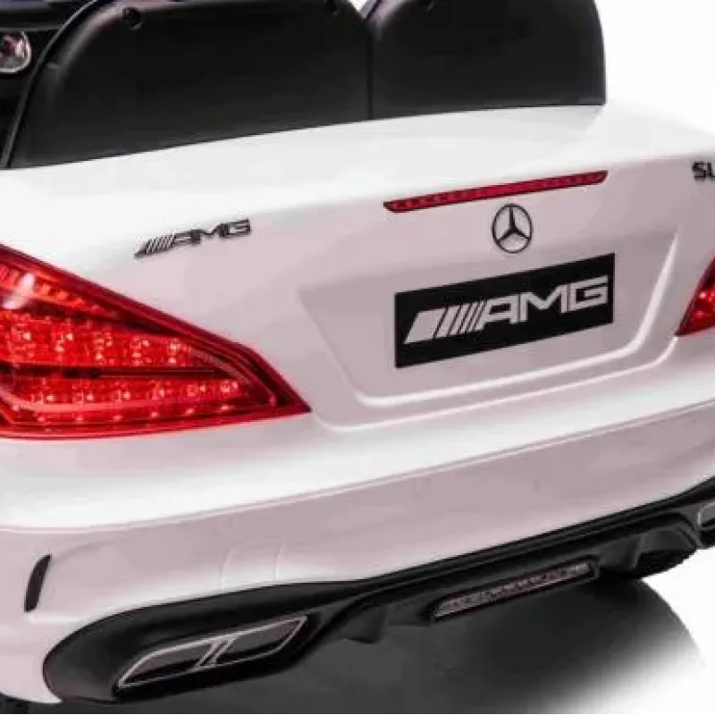 Дитяча акумуляторна машинка Mercedes Benz AMG SL65 S Біла