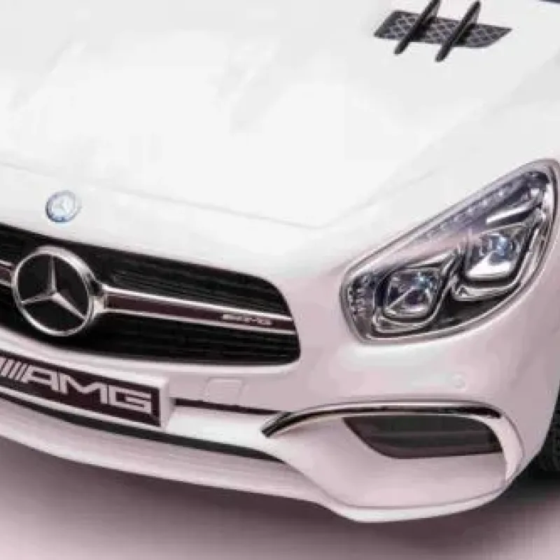 Дитяча акумуляторна машинка Mercedes Benz AMG SL65 S Біла
