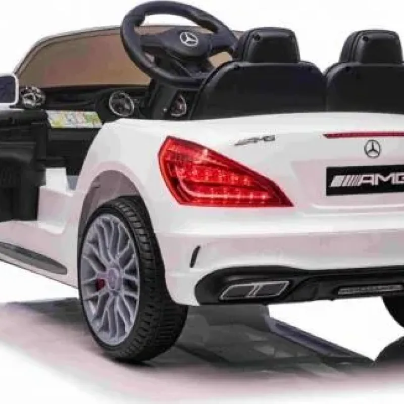 Дитяча акумуляторна машинка Mercedes Benz AMG SL65 S Біла