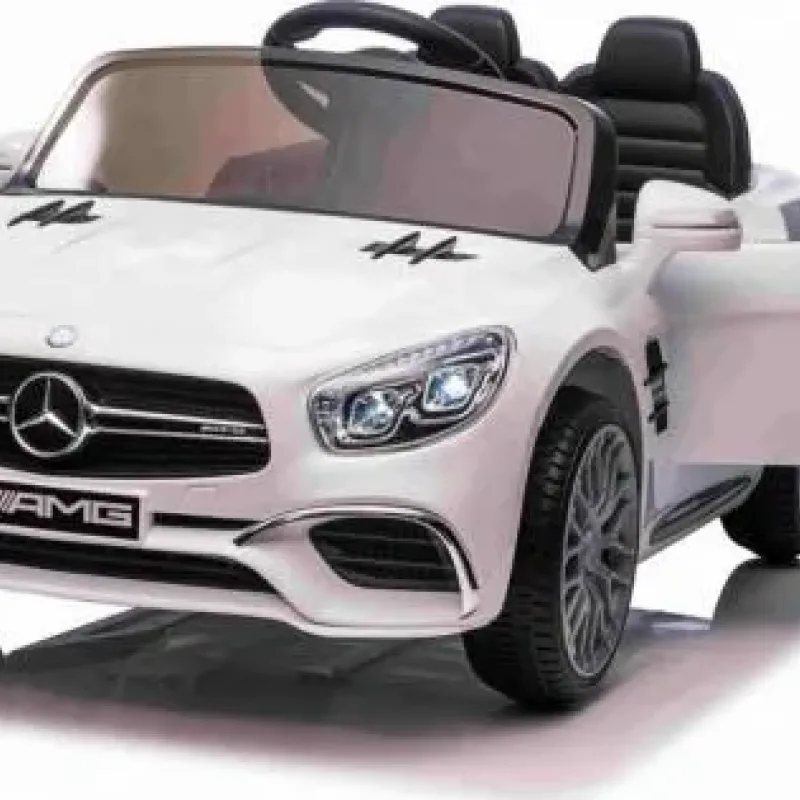 Дитяча акумуляторна машинка Mercedes Benz AMG SL65 S Біла
