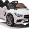 Дитяча акумуляторна машинка Mercedes Benz AMG SL65 S Біла