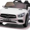 Дитяча акумуляторна машинка Mercedes Benz AMG SL65 S Біла