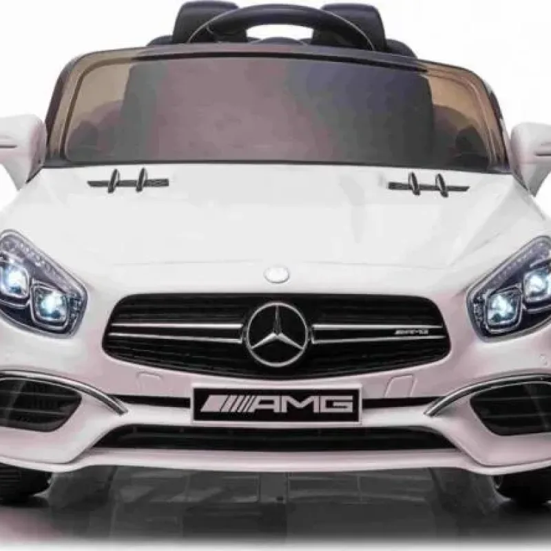 Дитяча акумуляторна машинка Mercedes Benz AMG SL65 S Біла
