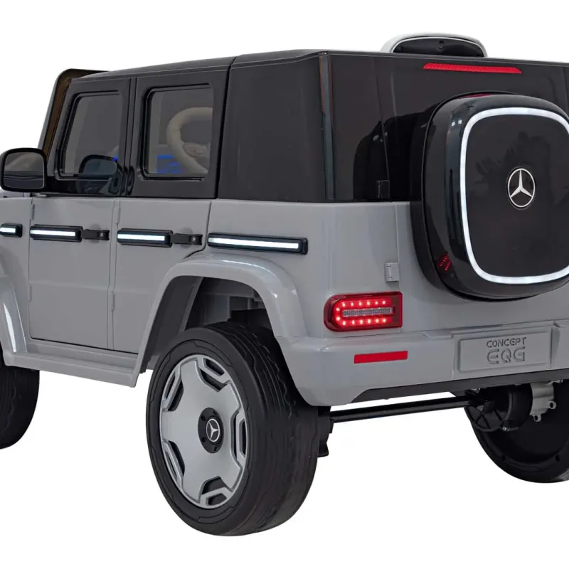 Дитяча акумуляторна машинка Mercedes Benz EQG Сіра Дитяча акумуляторна машинка Mercedes Benz EQG Сіра