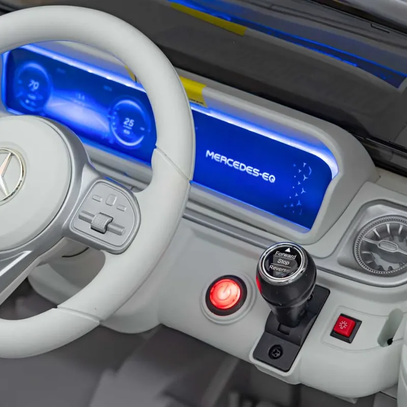 Дитяча акумуляторна машинка Mercedes Benz EQG Сіра Дитяча акумуляторна машинка Mercedes Benz EQG Сіра