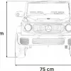 Дитяча акумуляторна машинка Mercedes Benz EQG Чорна