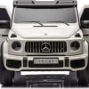Дитяча акумуляторна машинка Mercedes Benz G63 AMG XXL Біла