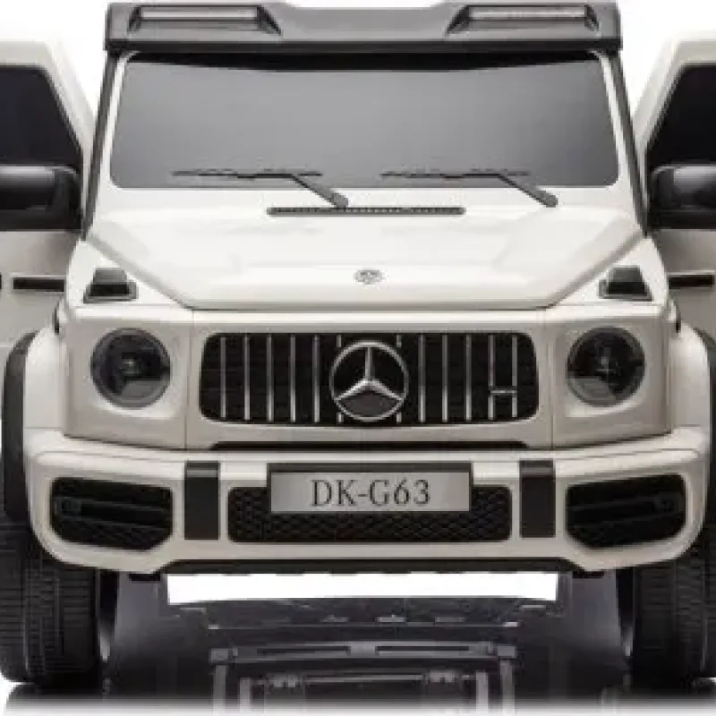Дитяча акумуляторна машинка Mercedes Benz G63 AMG XXL Біла