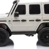 Дитяча акумуляторна машинка Mercedes Benz G63 AMG XXL Біла