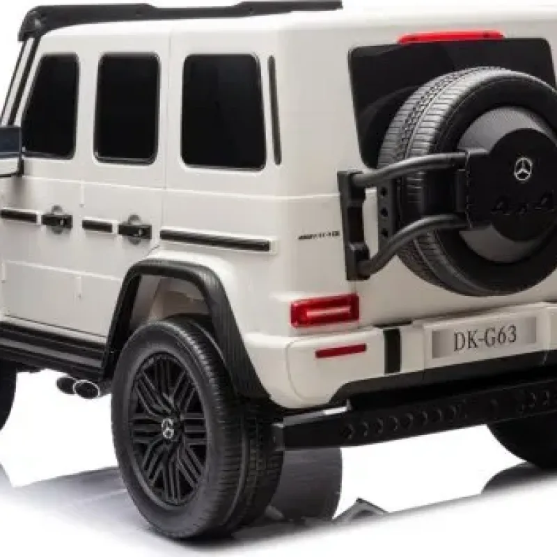Дитяча акумуляторна машинка Mercedes Benz G63 AMG XXL Біла