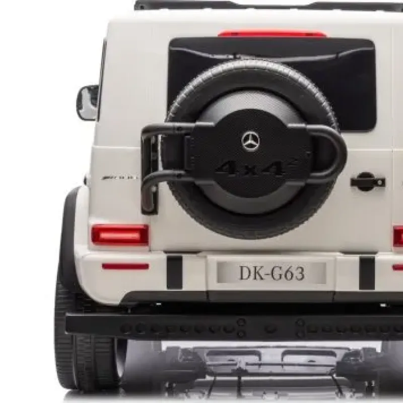 Дитяча акумуляторна машинка Mercedes Benz G63 AMG XXL Біла