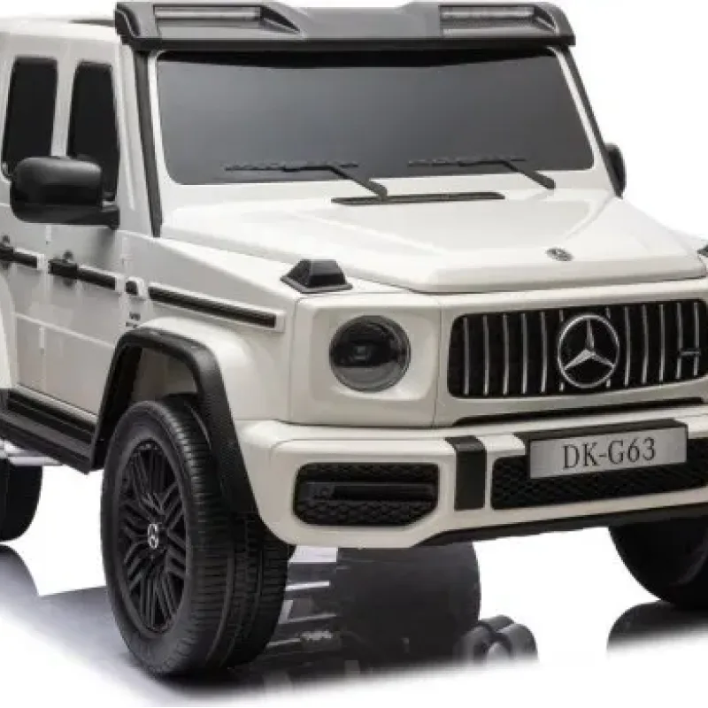 Дитяча акумуляторна машинка Mercedes Benz G63 AMG XXL Біла