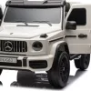 Дитяча акумуляторна машинка Mercedes Benz G63 AMG XXL Біла