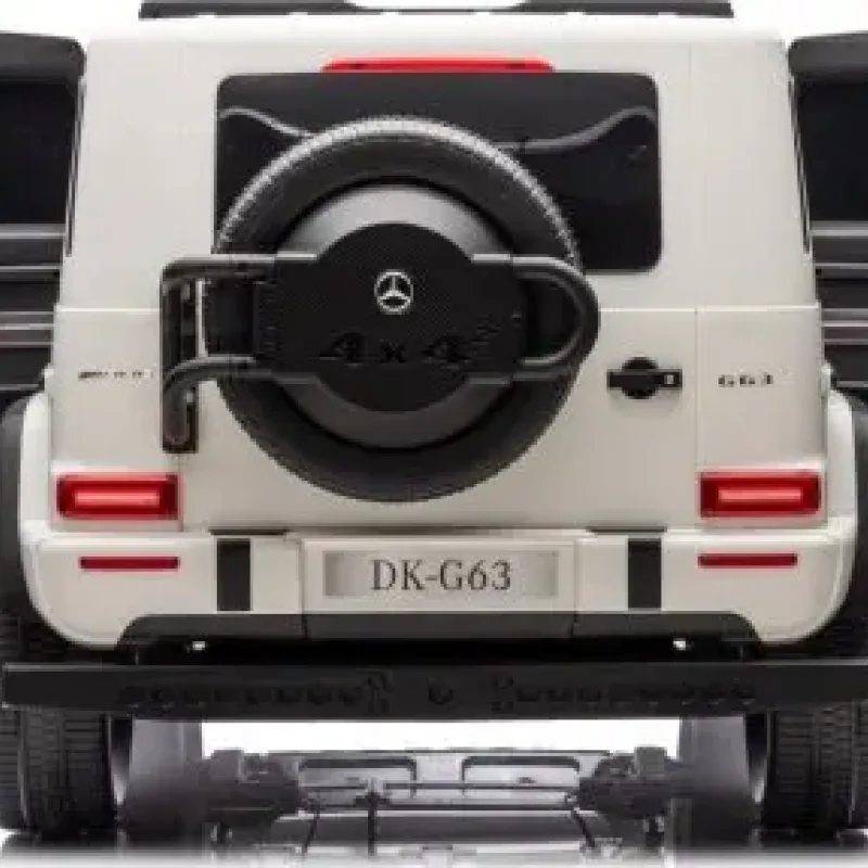 Дитяча акумуляторна машинка Mercedes Benz G63 AMG XXL Біла