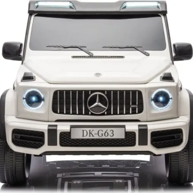 Дитяча акумуляторна машинка Mercedes Benz G63 AMG XXL Біла