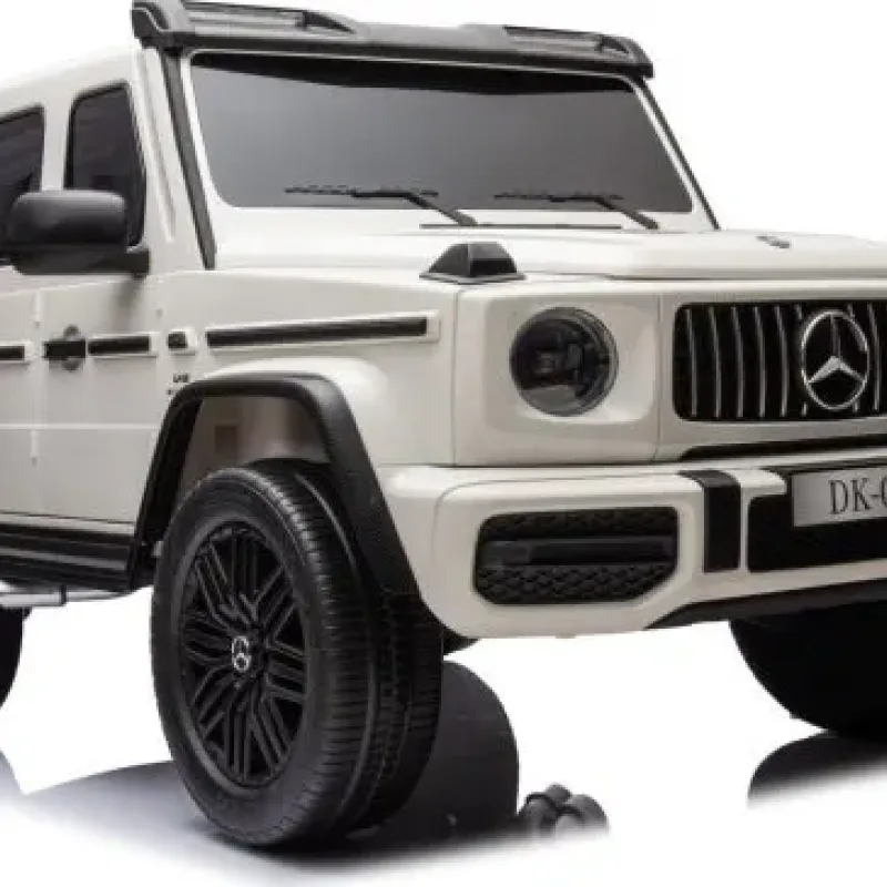 Дитяча акумуляторна машинка Mercedes Benz G63 AMG XXL Біла
