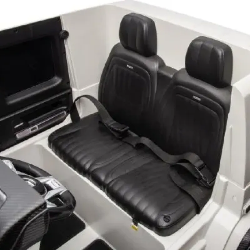 Дитяча акумуляторна машинка Mercedes Benz G63 AMG XXL Біла