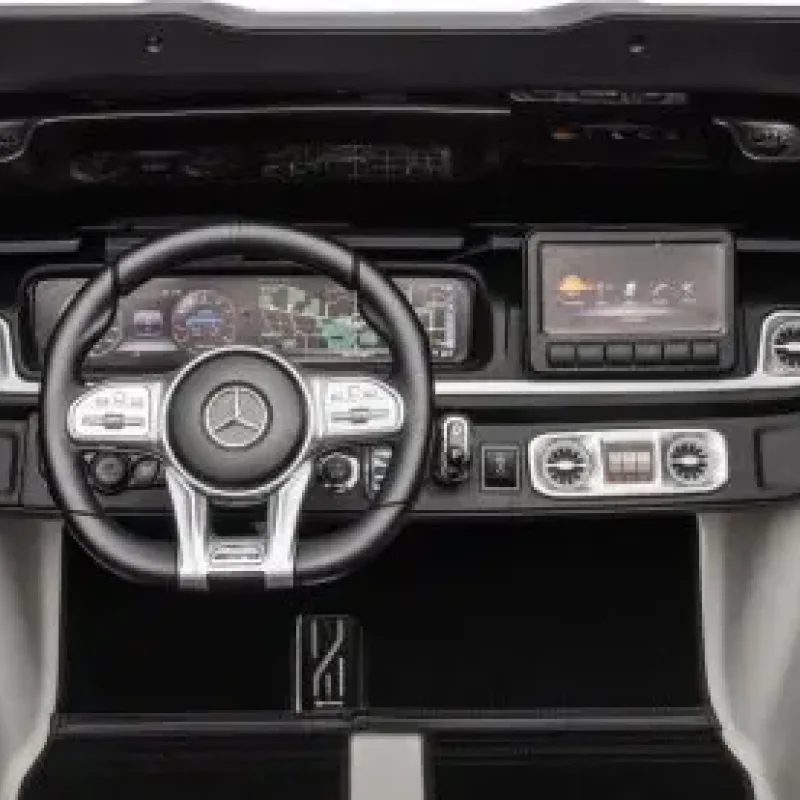 Дитяча акумуляторна машинка Mercedes Benz G63 AMG XXL Біла