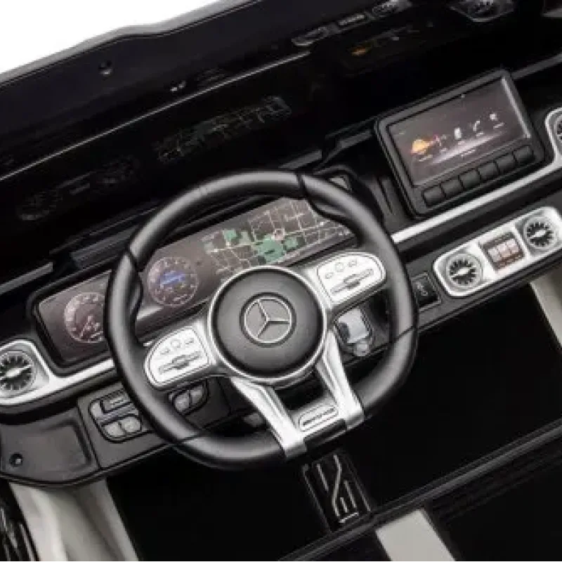 Дитяча акумуляторна машинка Mercedes Benz G63 AMG XXL Біла