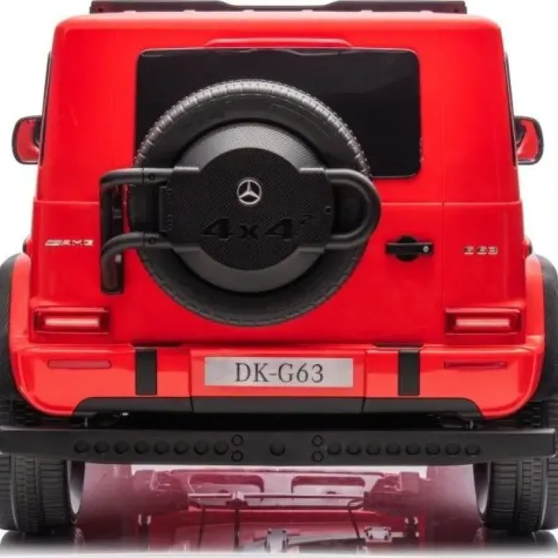 Дитяча акумуляторна машинка Mercedes Benz G63 AMG XXL Червона