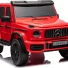 Дитяча акумуляторна машинка Mercedes Benz G63 AMG XXL Червона