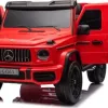 Дитяча акумуляторна машинка Mercedes Benz G63 AMG XXL Червона
