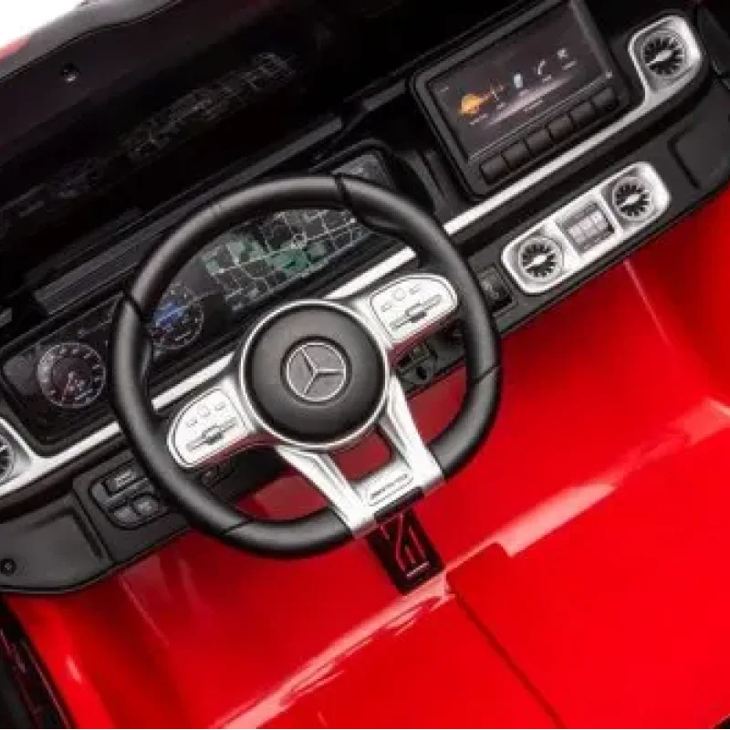 Дитяча акумуляторна машинка Mercedes Benz G63 AMG XXL Червона
