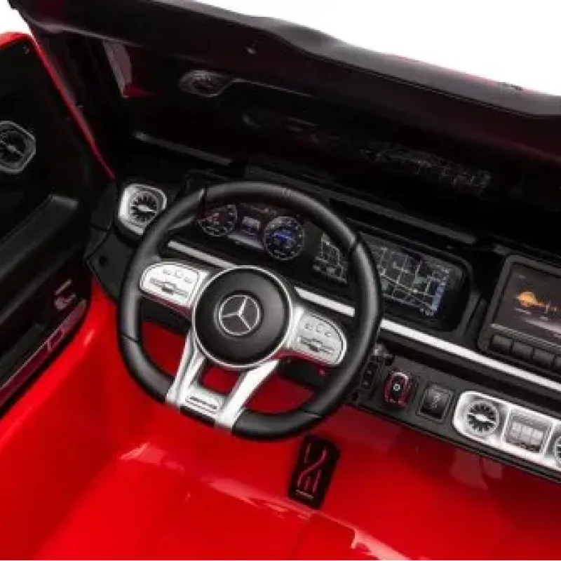 Дитяча акумуляторна машинка Mercedes Benz G63 AMG XXL Червона