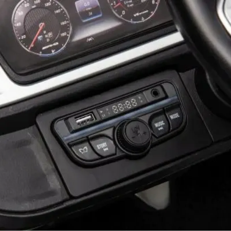 Дитяча акумуляторна машинка Mercedes Benz G63 AMG XXL Чорна Дитяча акумуляторна машинка Mercedes Benz G63 AMG XXL Чорна
