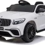 Дитяча акумуляторна машинка Mercedes Benz GLC63S Біла