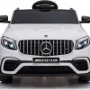 Дитяча акумуляторна машинка Mercedes Benz GLC63S Біла