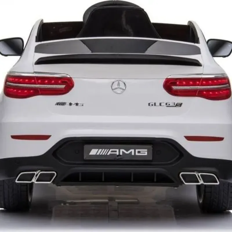 Дитяча акумуляторна машинка Mercedes Benz GLC63S Біла
