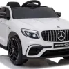 Дитяча акумуляторна машинка Mercedes Benz GLC63S Біла