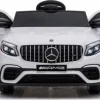 Дитяча акумуляторна машинка Mercedes Benz GLC63S Біла