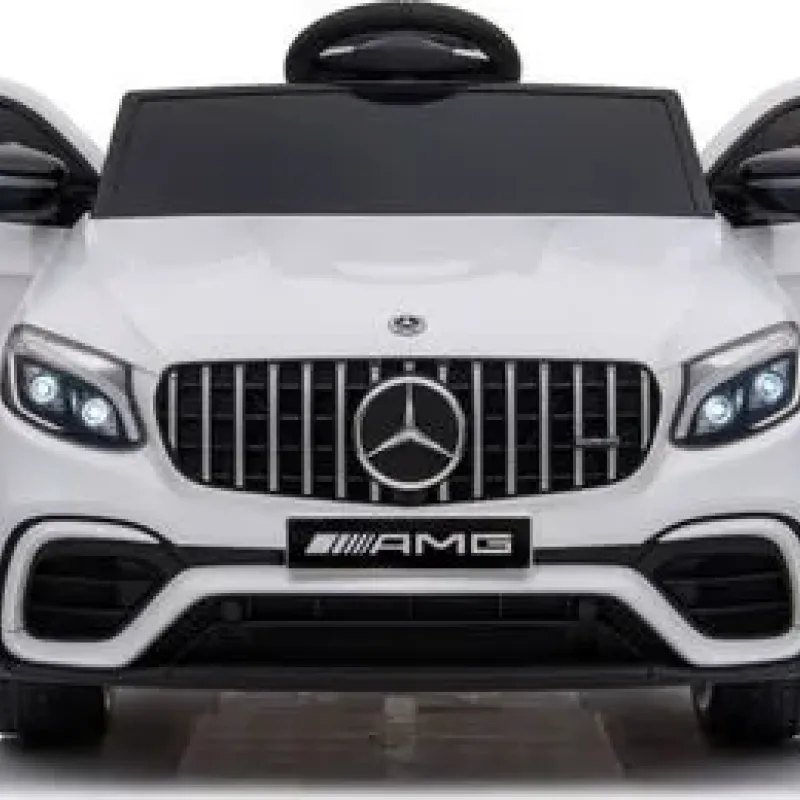Дитяча акумуляторна машинка Mercedes Benz GLC63S Біла