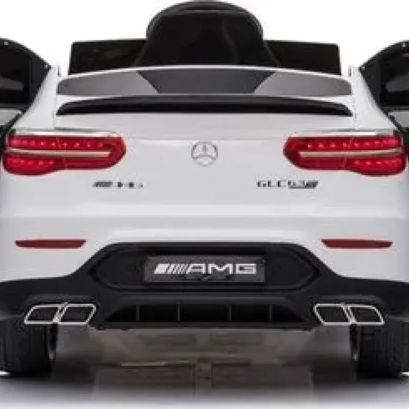 Дитяча акумуляторна машинка Mercedes Benz GLC63S Біла