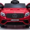 Дитяча акумуляторна машинка Mercedes Benz GLC63S Червона