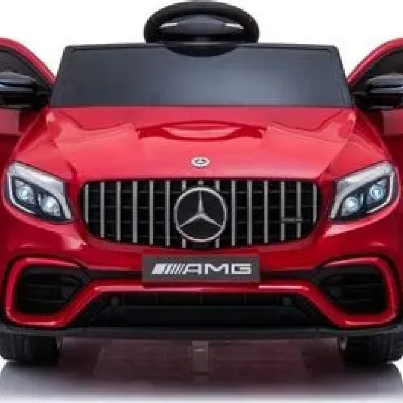 Дитяча акумуляторна машинка Mercedes Benz GLC63S Червона