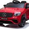 Дитяча акумуляторна машинка Mercedes Benz GLC63S Червона