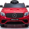 Дитяча акумуляторна машинка Mercedes Benz GLC63S Червона