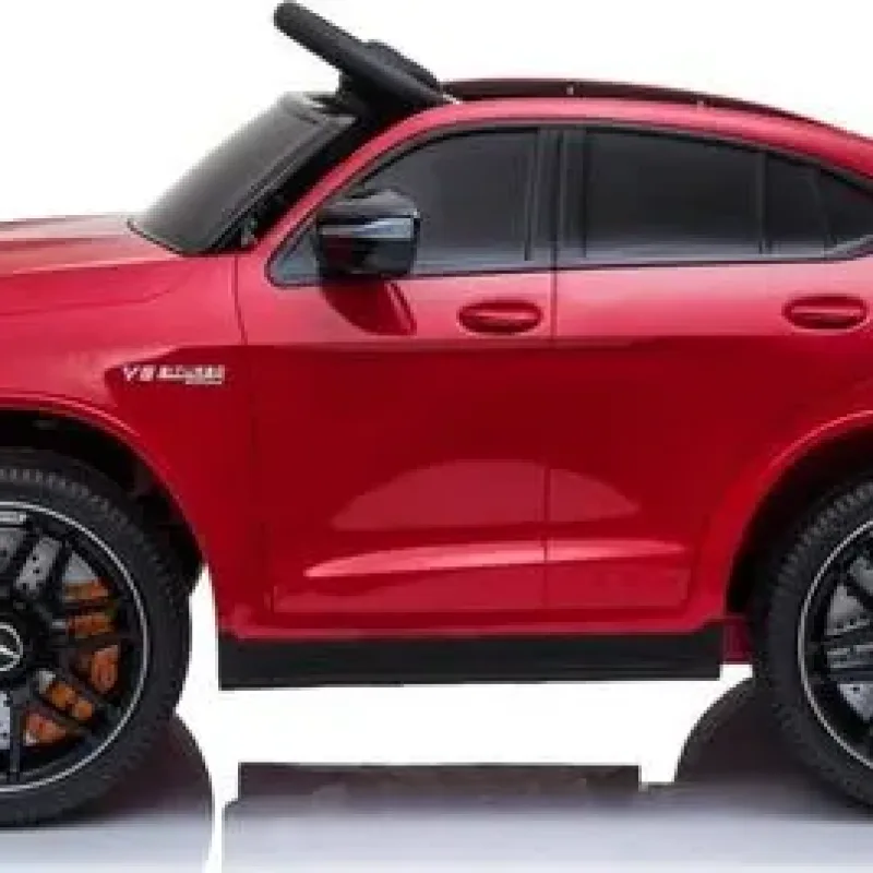 Дитяча акумуляторна машинка Mercedes Benz GLC63S Червона
