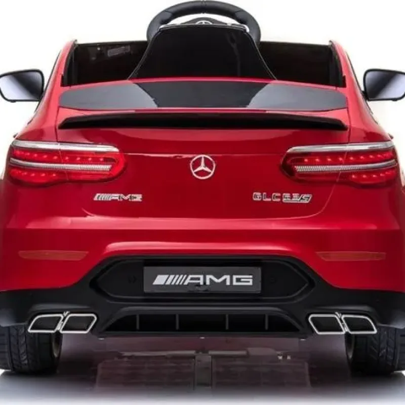 Дитяча акумуляторна машинка Mercedes Benz GLC63S Червона