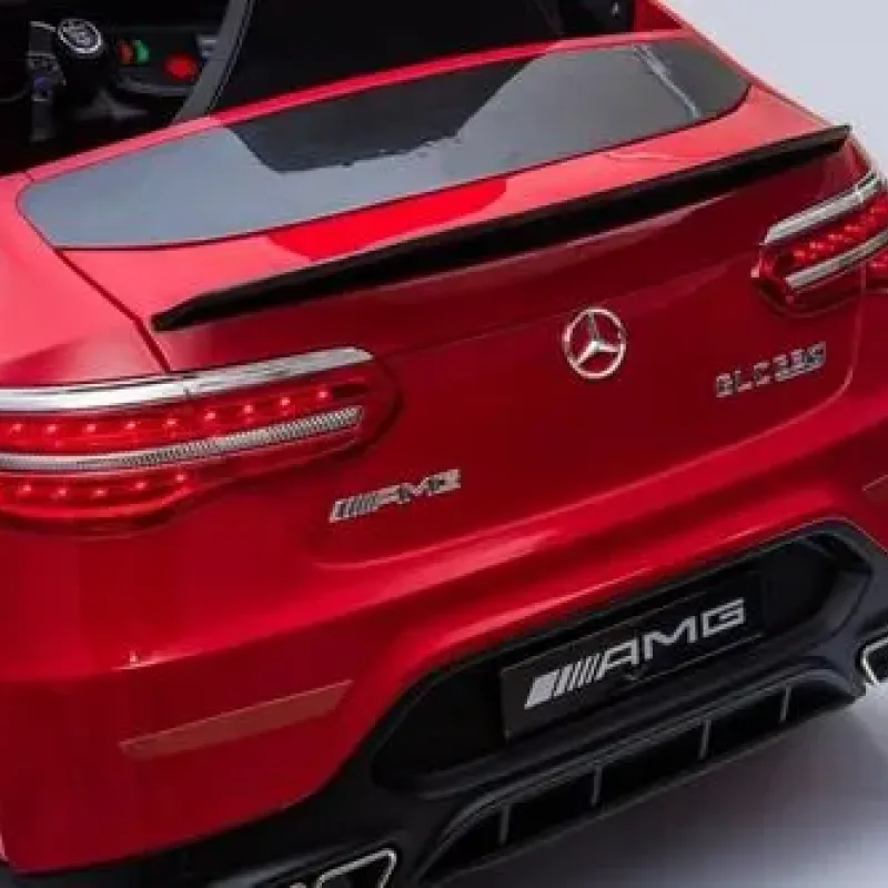 Дитяча акумуляторна машинка Mercedes Benz GLC63S Червона